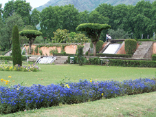 Сад Нишат Багх в Шринагаре